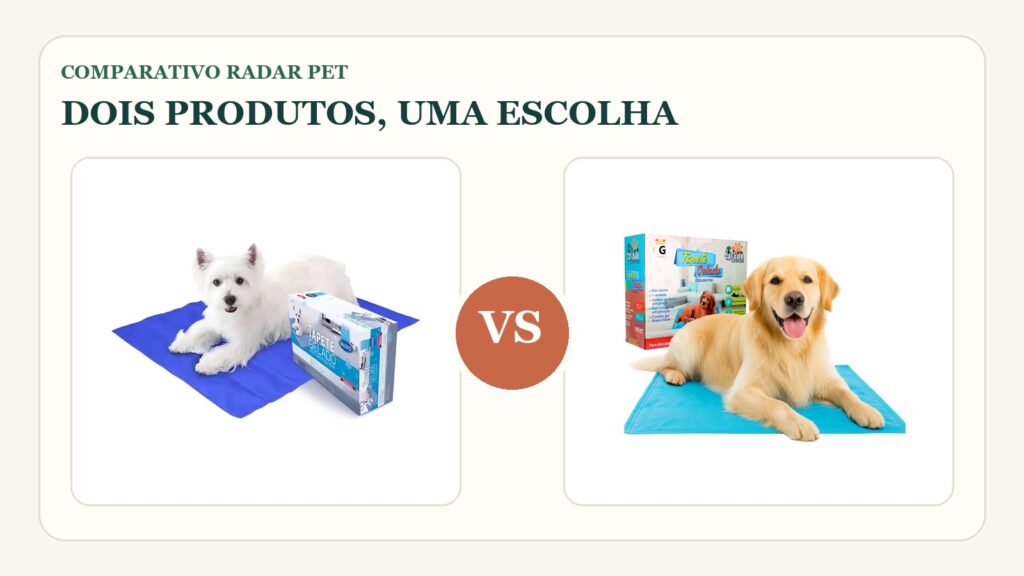 Comparativo: Chalesco 60x90 vs Savana Pet: qual tapete gelado vale mais no calor?