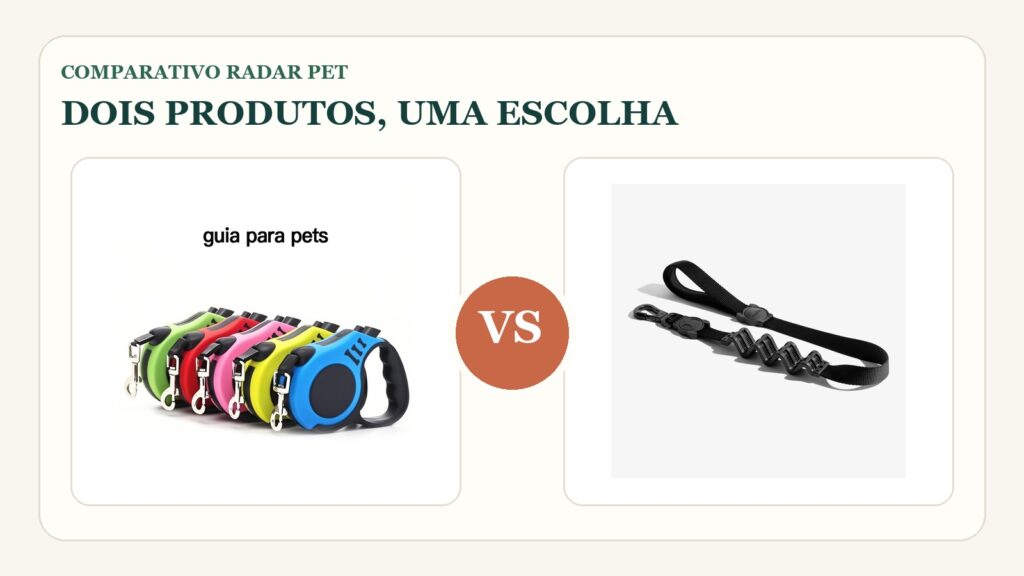 Comparativo: Guia retrátil vs Zee.Dog Ruff com amortecedor: qual escolher para passear?