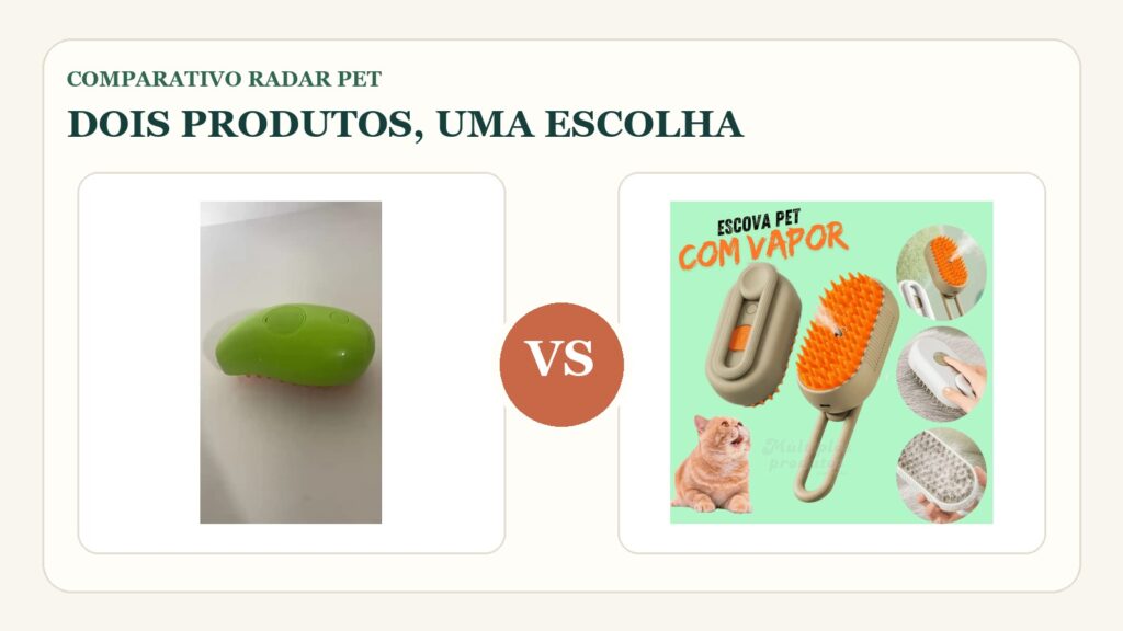 Comparativo: LMZ Pet vs Luatek: qual escova a vapor faz mais sentido para cães e gatos?