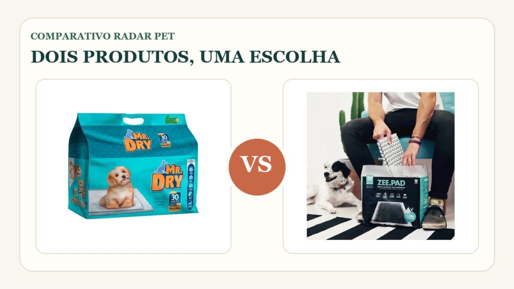 Comparativo: Mr. Dry 80x60 vs Zee.Dog Pad Bambu 80x60: qual vale mais a pena?