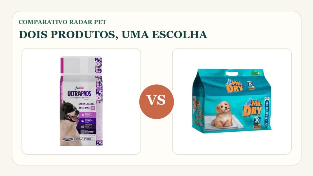 Comparativo: Petlike UltraPads vs Mr. Dry: qual tapete 80x60 escolher?
