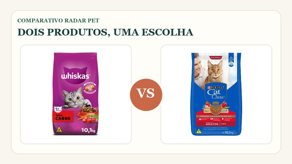 Comparativo: Whiskas Adultos vs Cat Chow Adultos: qual ração para gatos escolher?