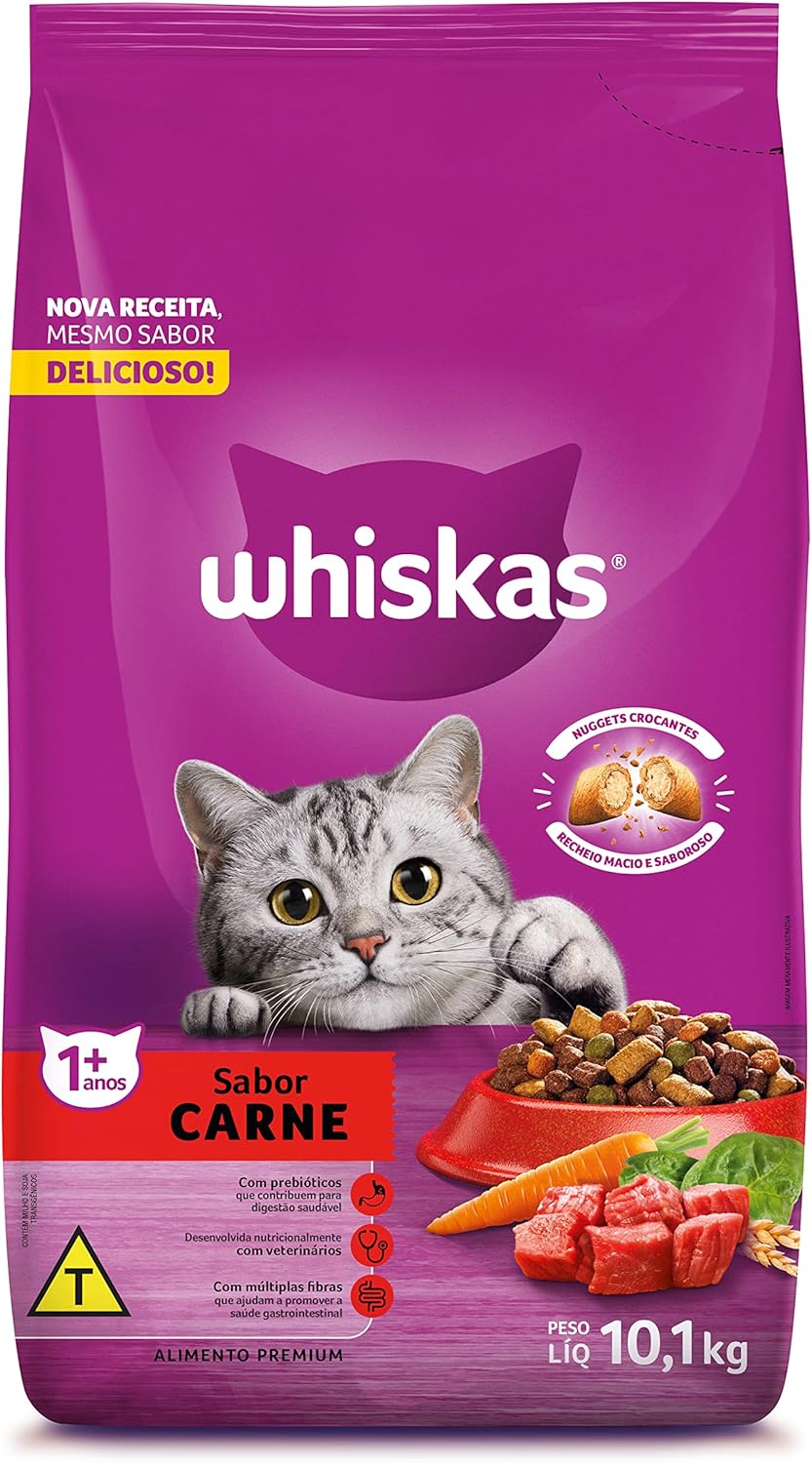 Outra imagem do anúncio de Whiskas Adultos Carne 10,1 kg