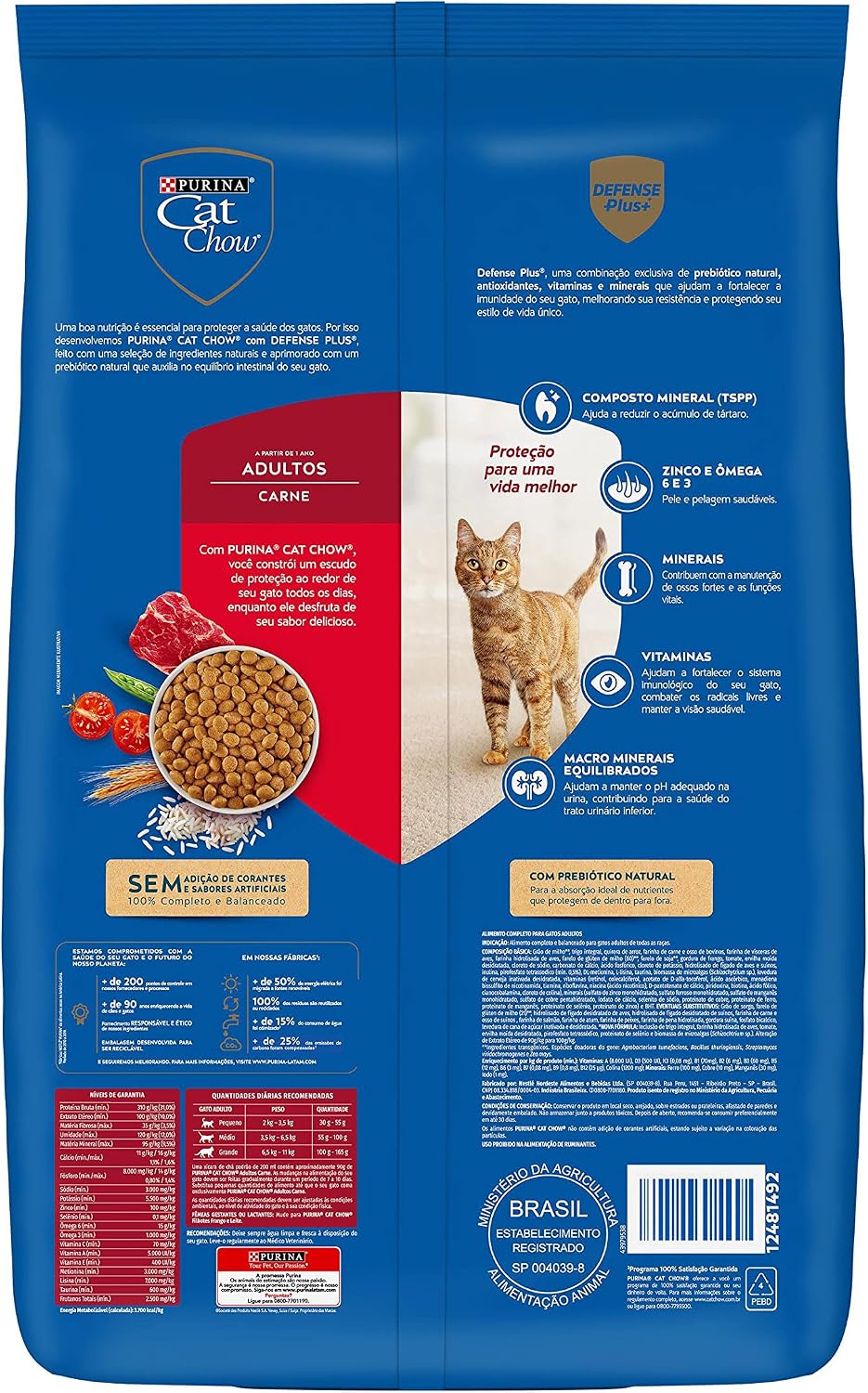 Outra imagem do anúncio de Purina Cat Chow Adultos Carne 10,1 kg